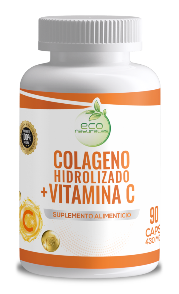 COLAGENO HIDROLIZADO + VITAMINA C 90 CAPS